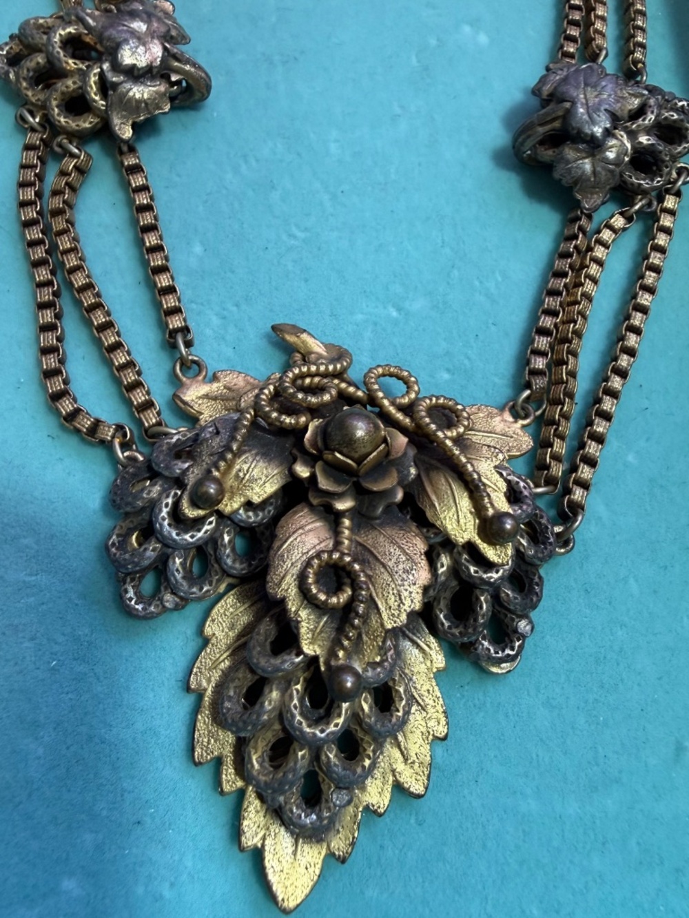 SUSPECTED Miriam Haskell Grape Necklace